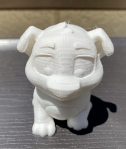 3Dモデル犬前面